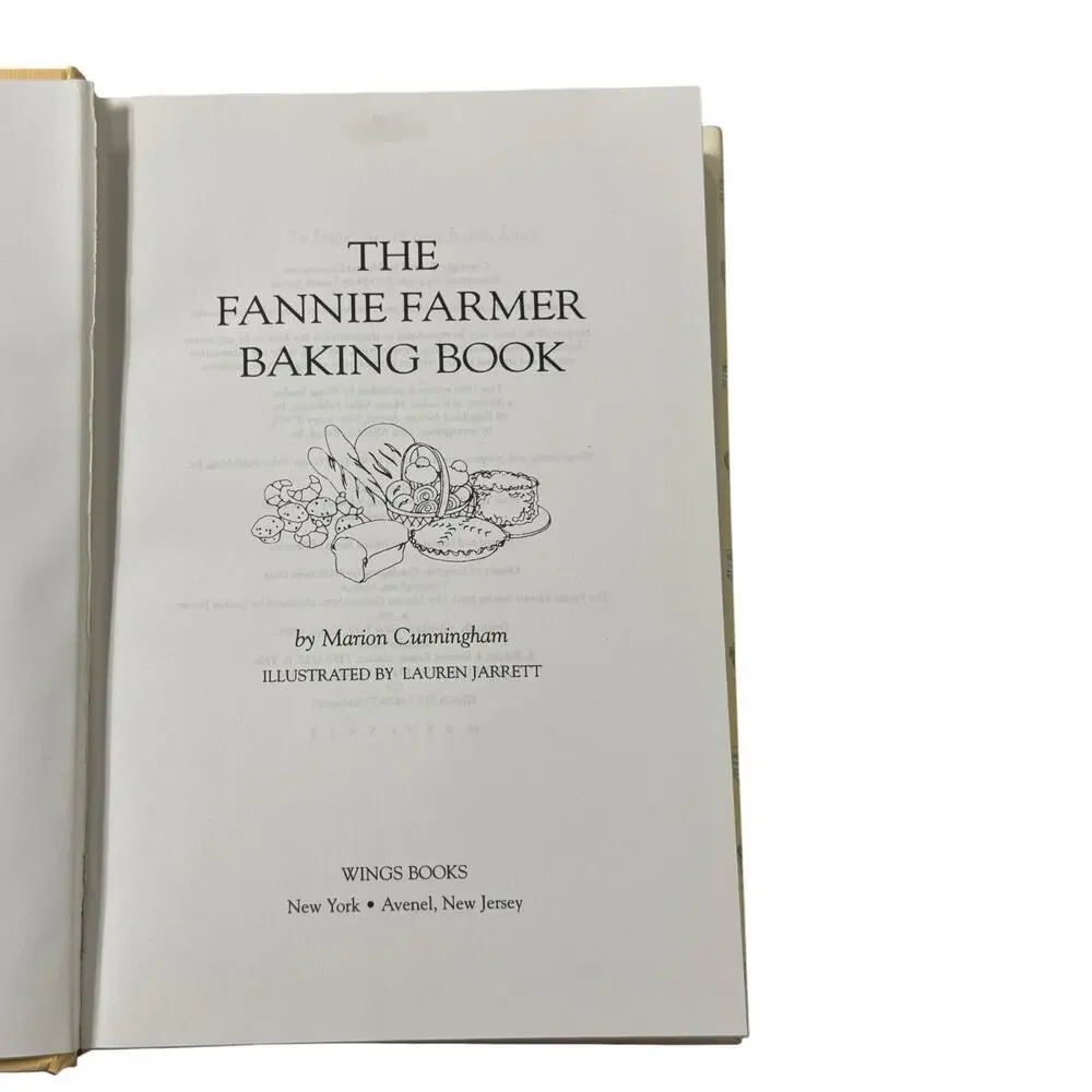 Vintage Fannie Farmer Cookbook 12th Edition 1980 & Baking Book 1996